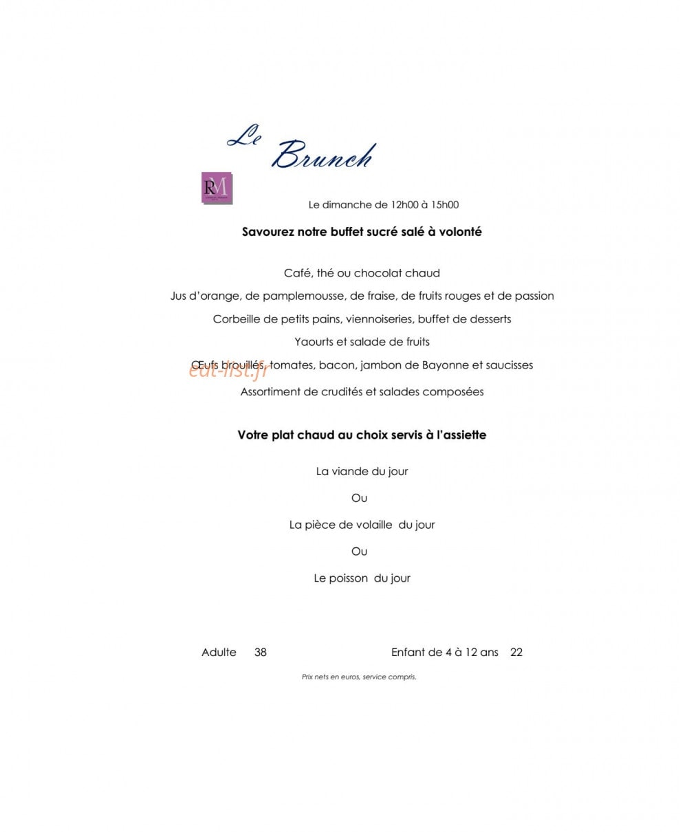 Le Relais de la Malmaison — carte page 4