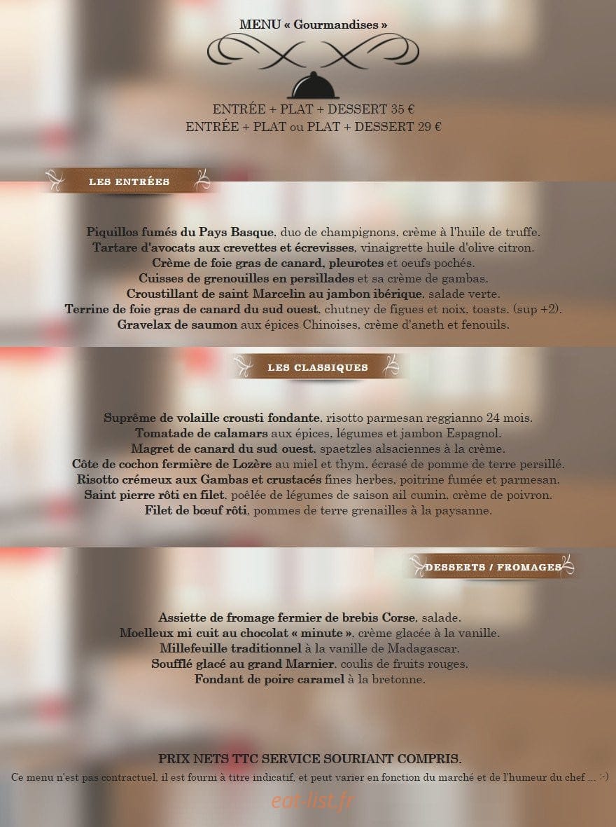 Les Ecuries de Richelieu — carte page 1