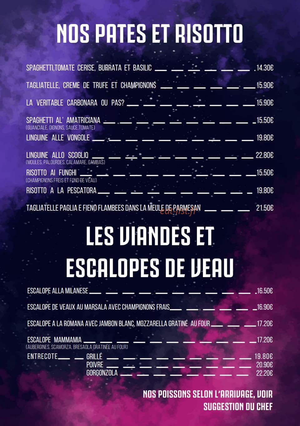 MammaMia — carte page 3