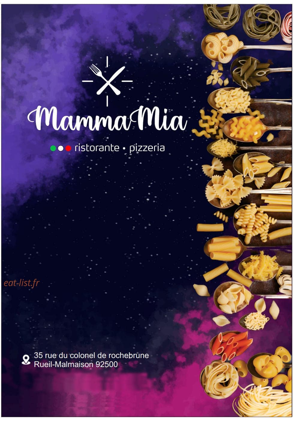MammaMia — carte page 1