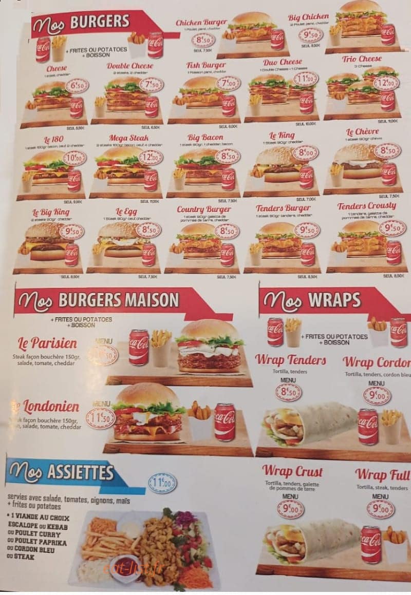 Miam’s — carte page 2