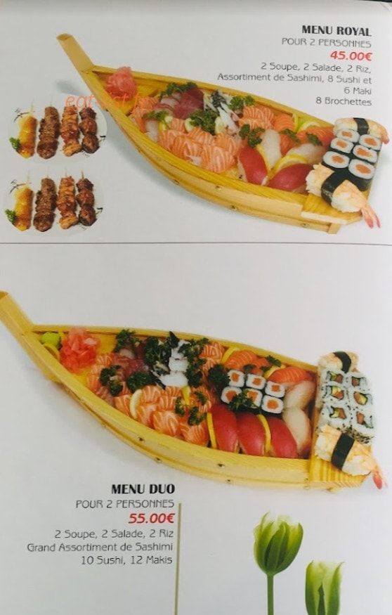 Mimi Sushi — carte page 4
