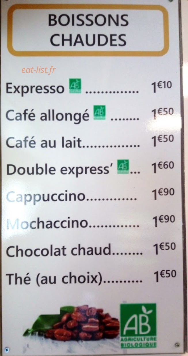 Mobishop & Coffee — carte page 3