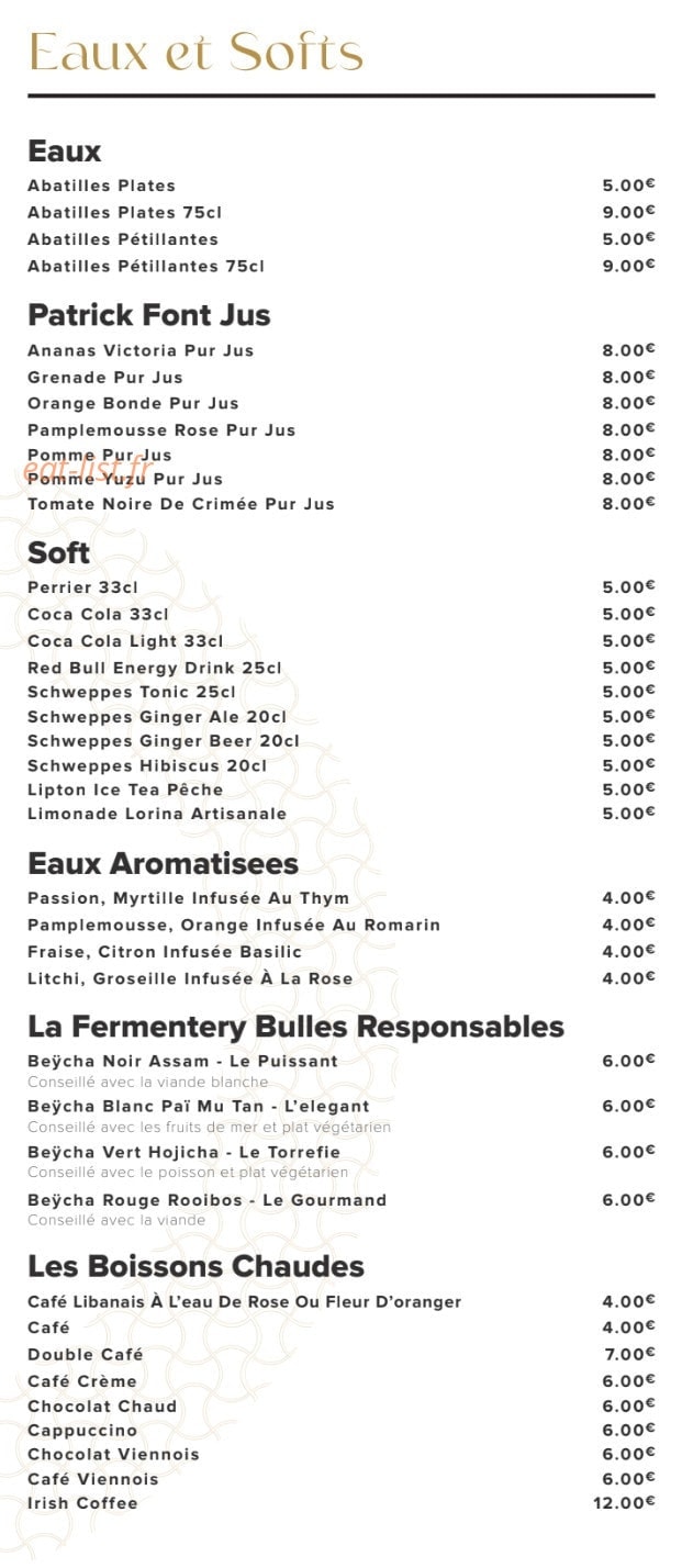 O'Zeste — carte page 5