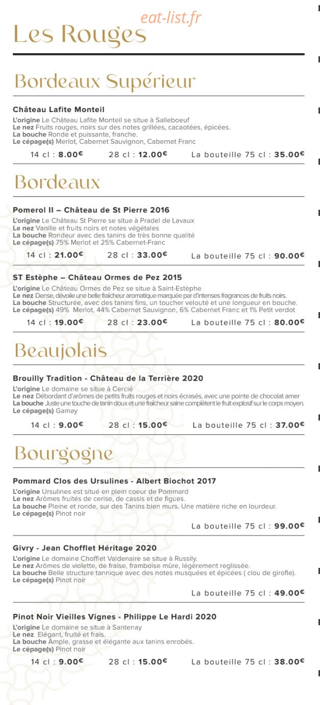 O'Zeste — carte page 11