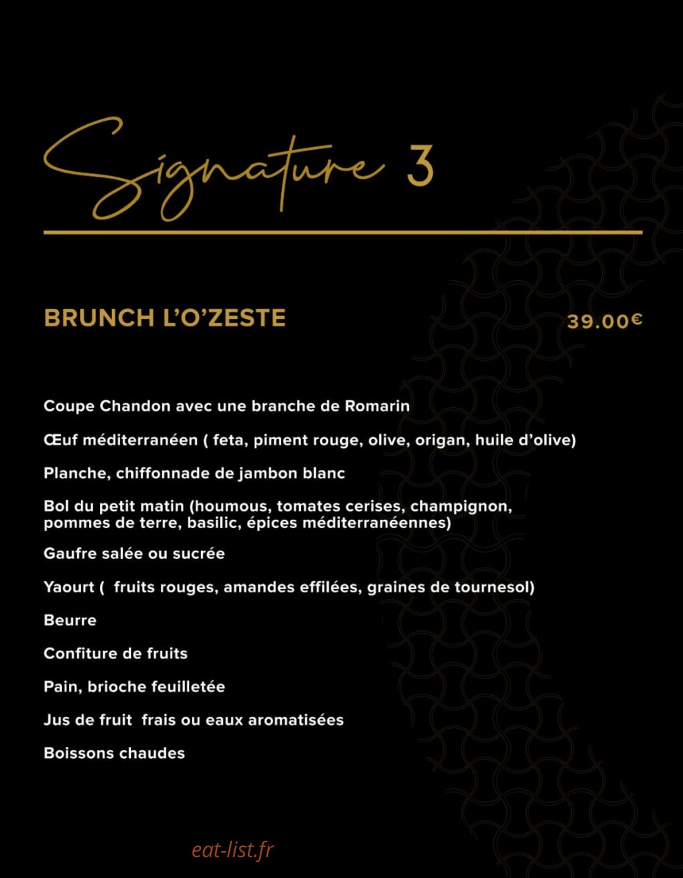 O'Zeste — carte page 20