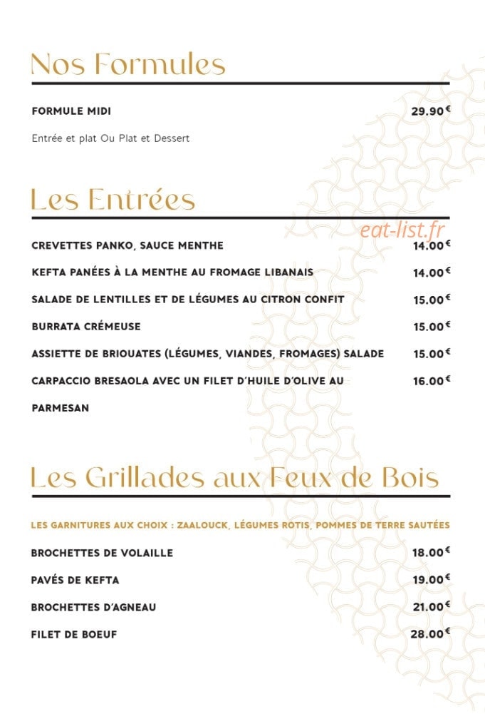 O'Zeste — carte page 2