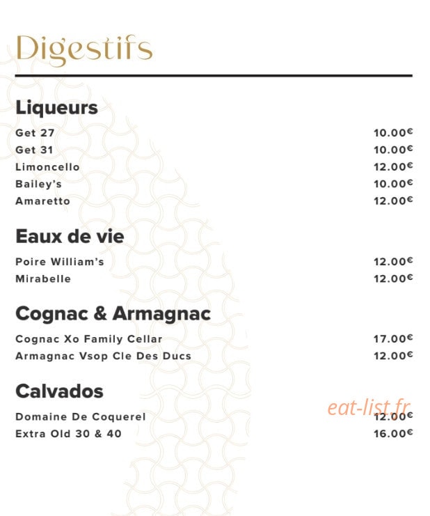 O'Zeste — carte page 17
