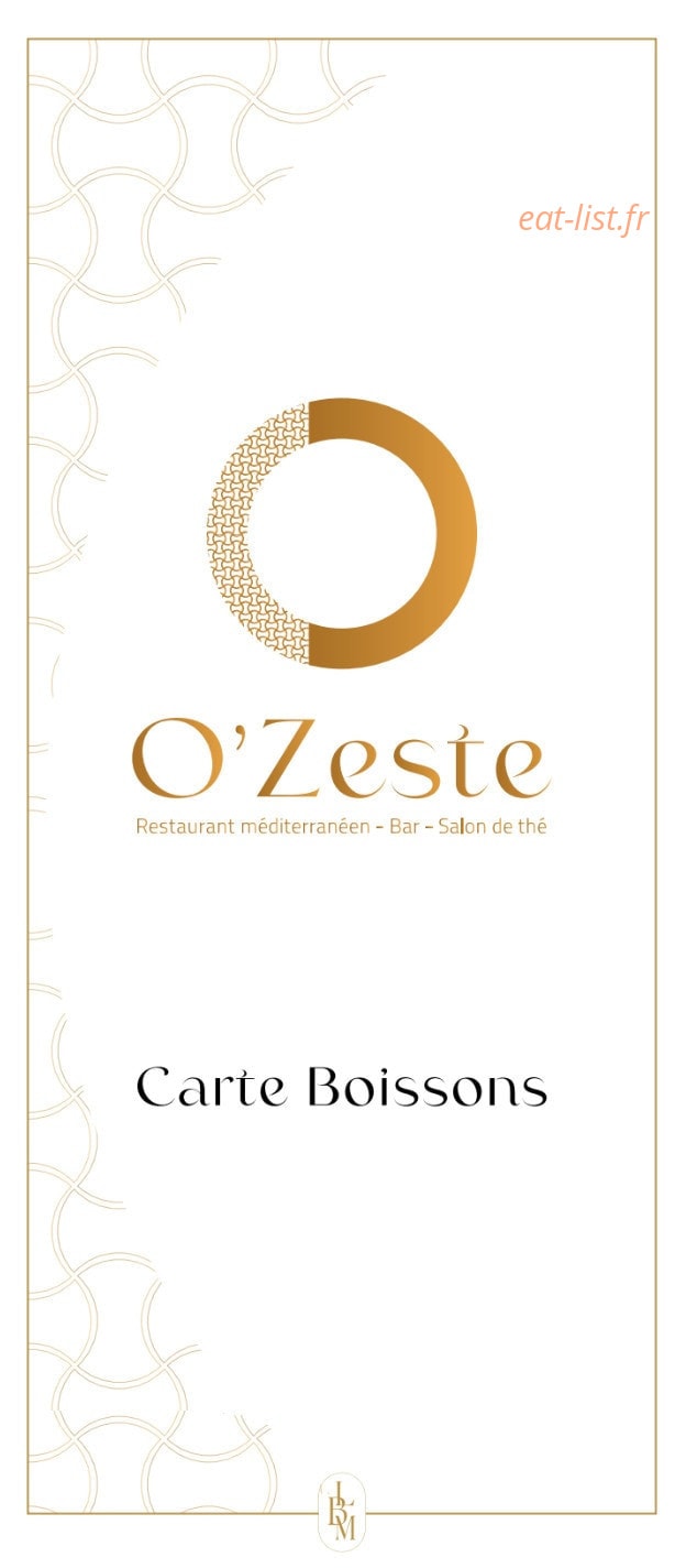 O'Zeste — carte page 4