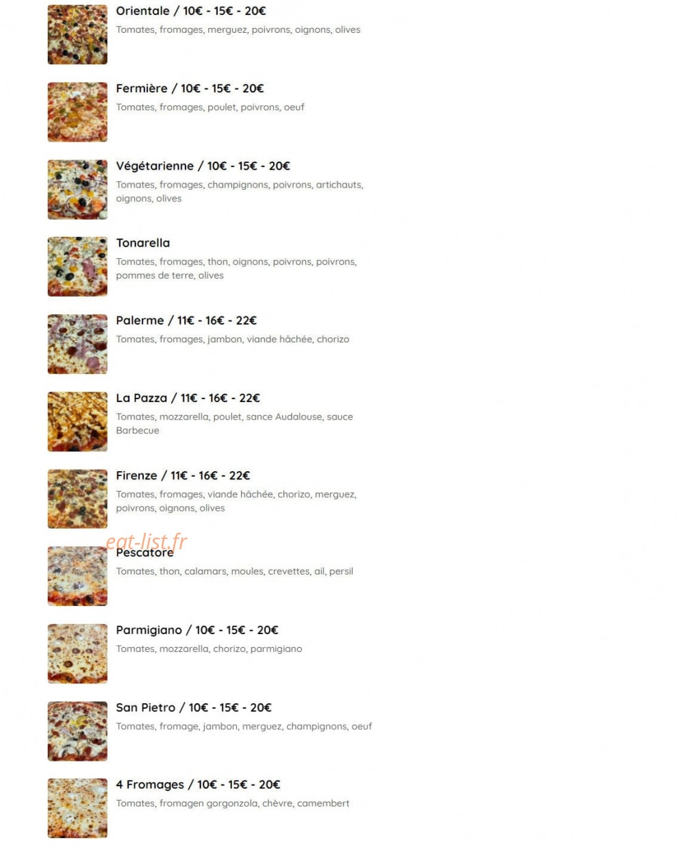 Pizza Phone — carte page 2