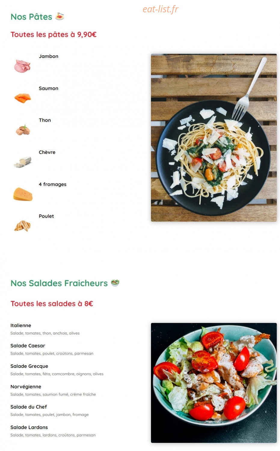 Pizza Phone — carte page 5