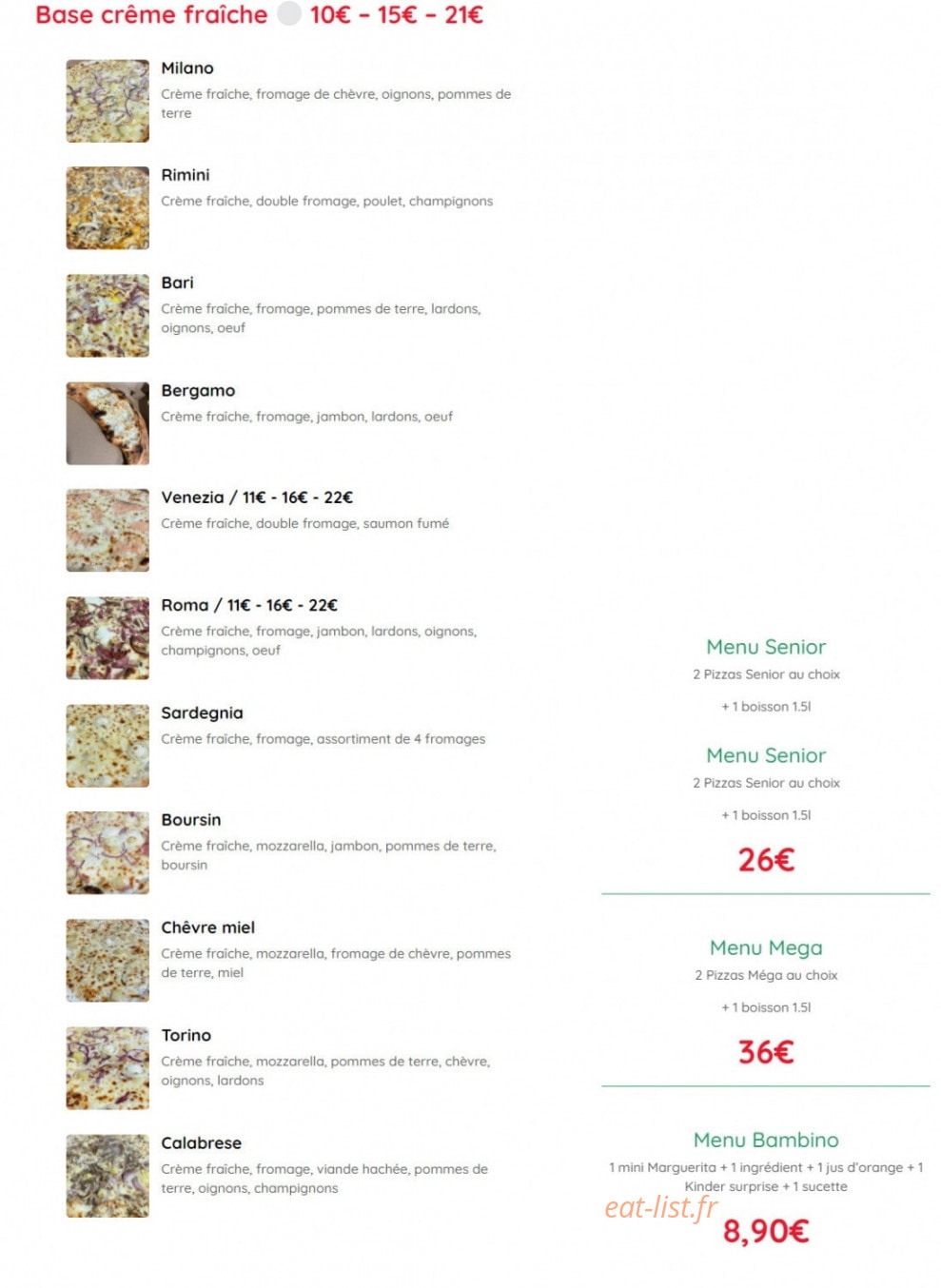 Pizza Phone — carte page 3