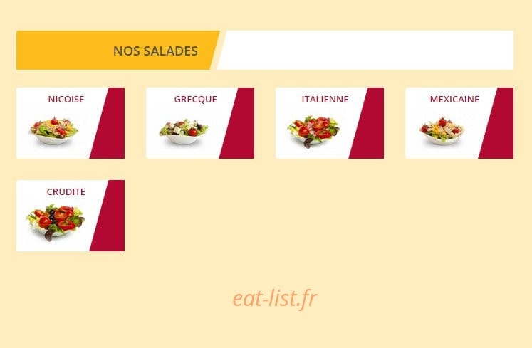 Pizza West — carte page 3