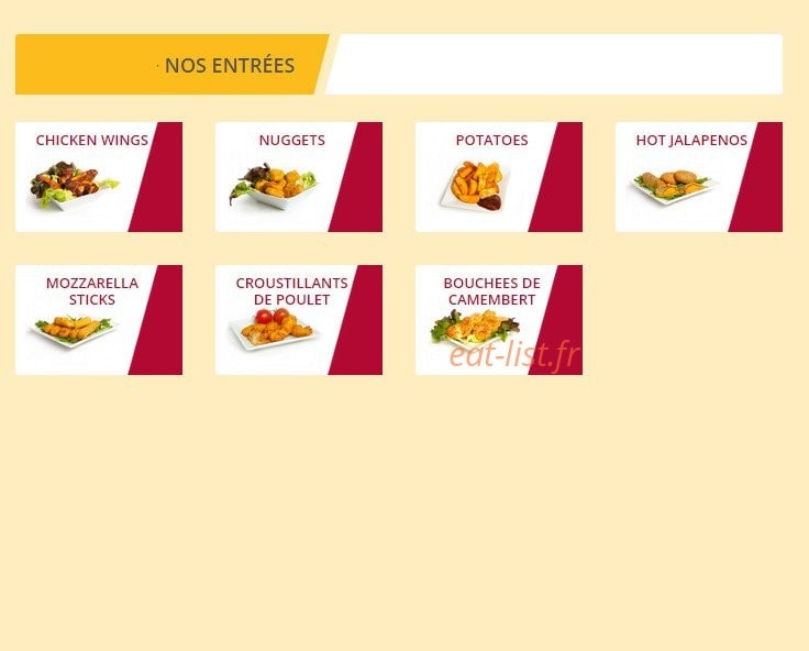 Pizza West — carte page 2