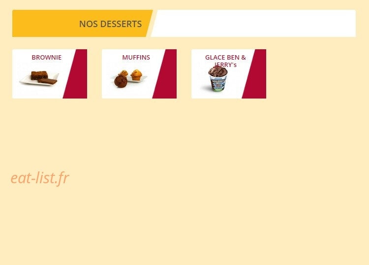 Pizza West — carte page 4