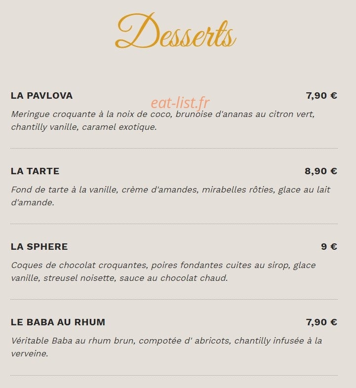 Sapristi — carte page 4