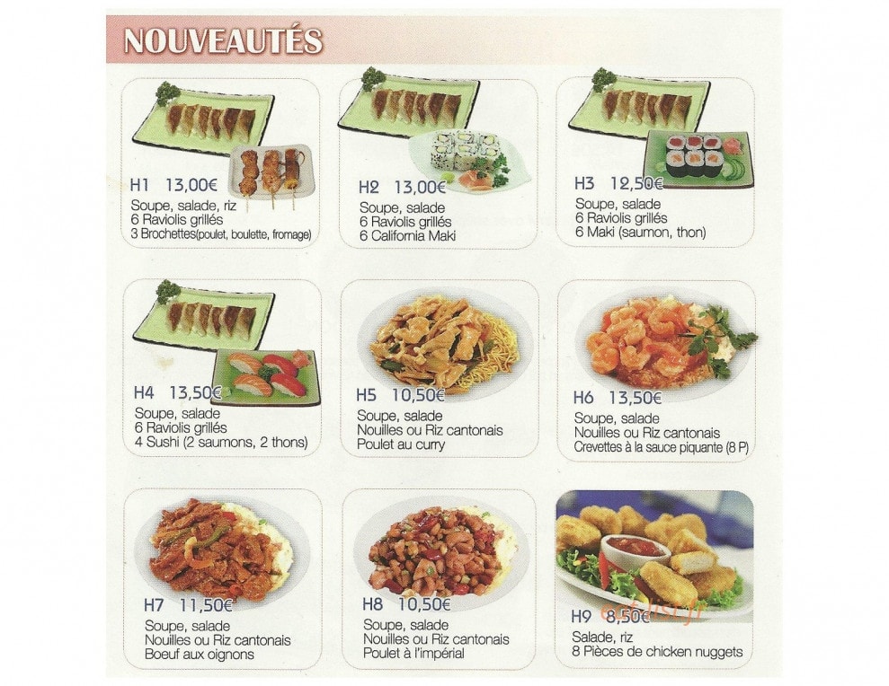 Sushi — carte page 5
