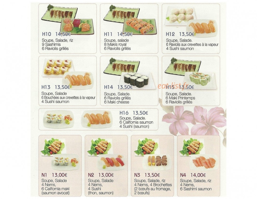Sushi — carte page 7