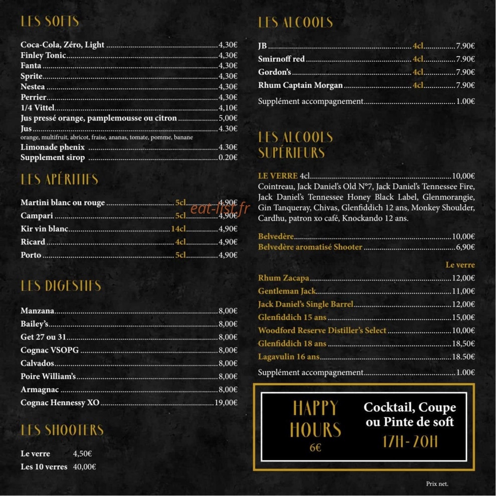 Train Pub — carte page 3