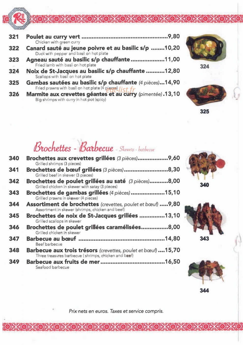 Village Tao Tao — carte page 10