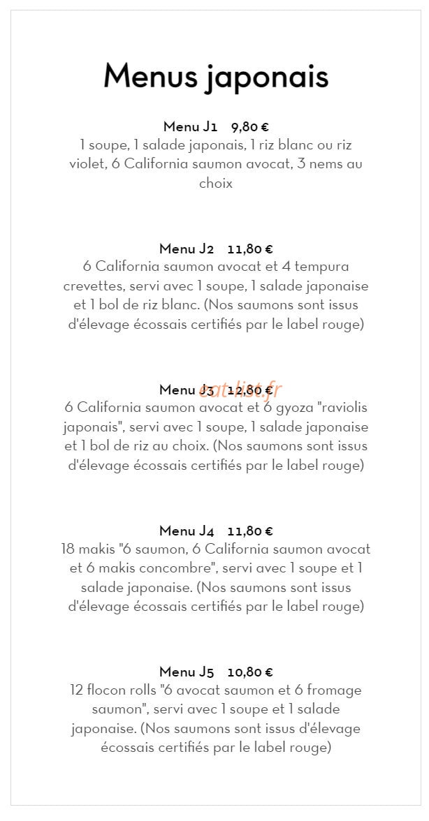 Wei Mei — carte page 2