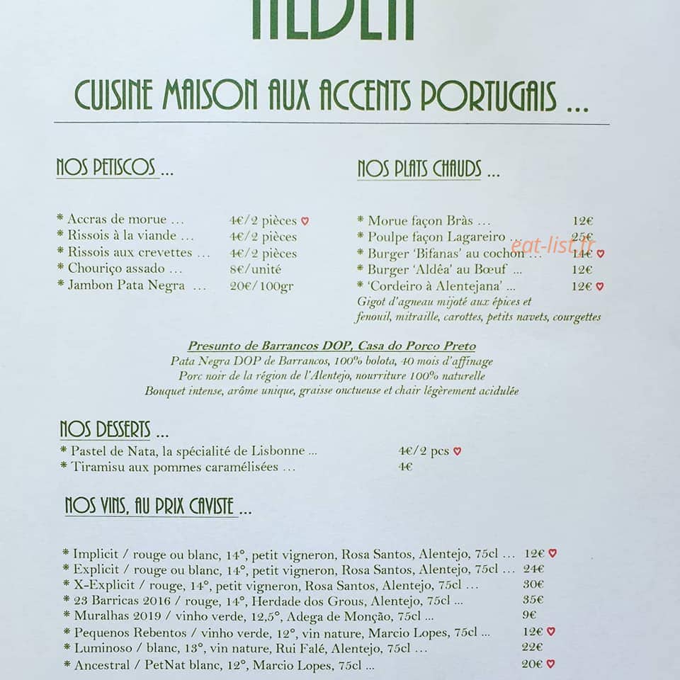 Aldêa — carte page 1