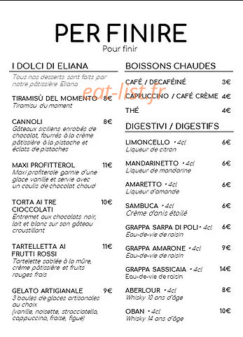 Baciami — carte page 4