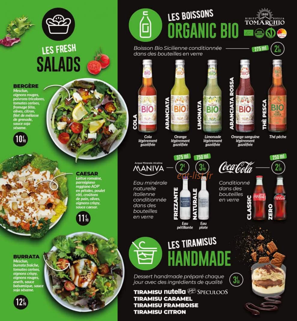 C Pizza — carte page 5