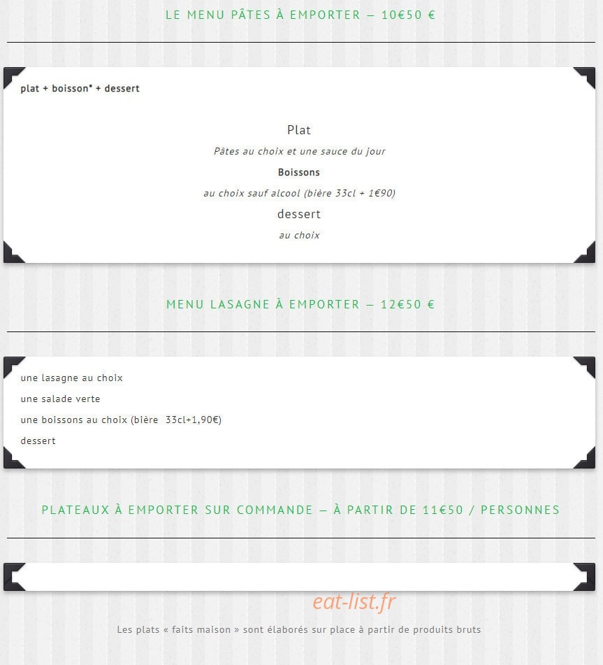 Da Floriana — carte page 1