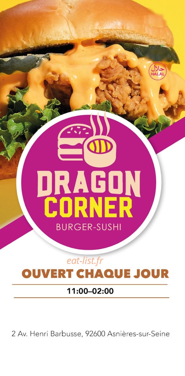 Dragon Corner — carte page 1