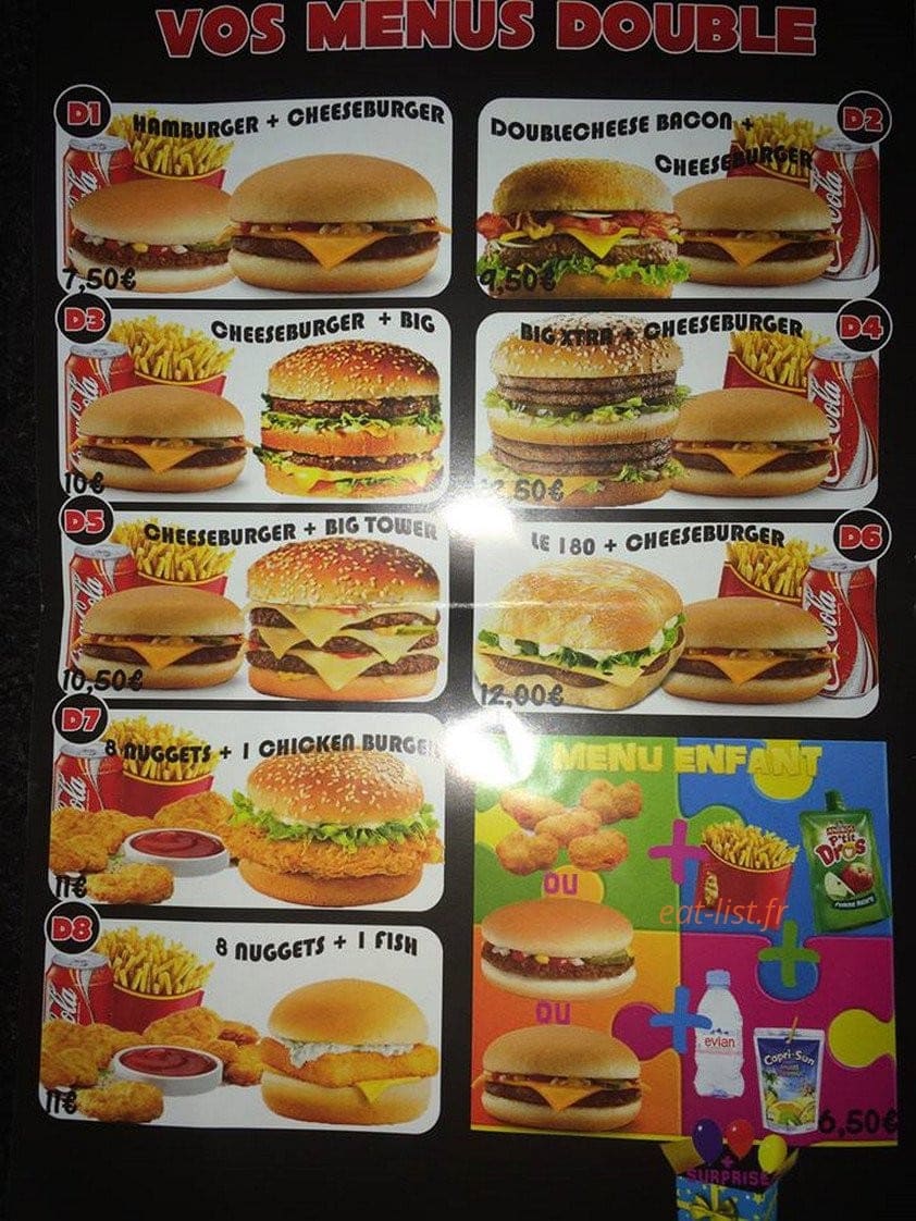 Driver burger — carte page 4