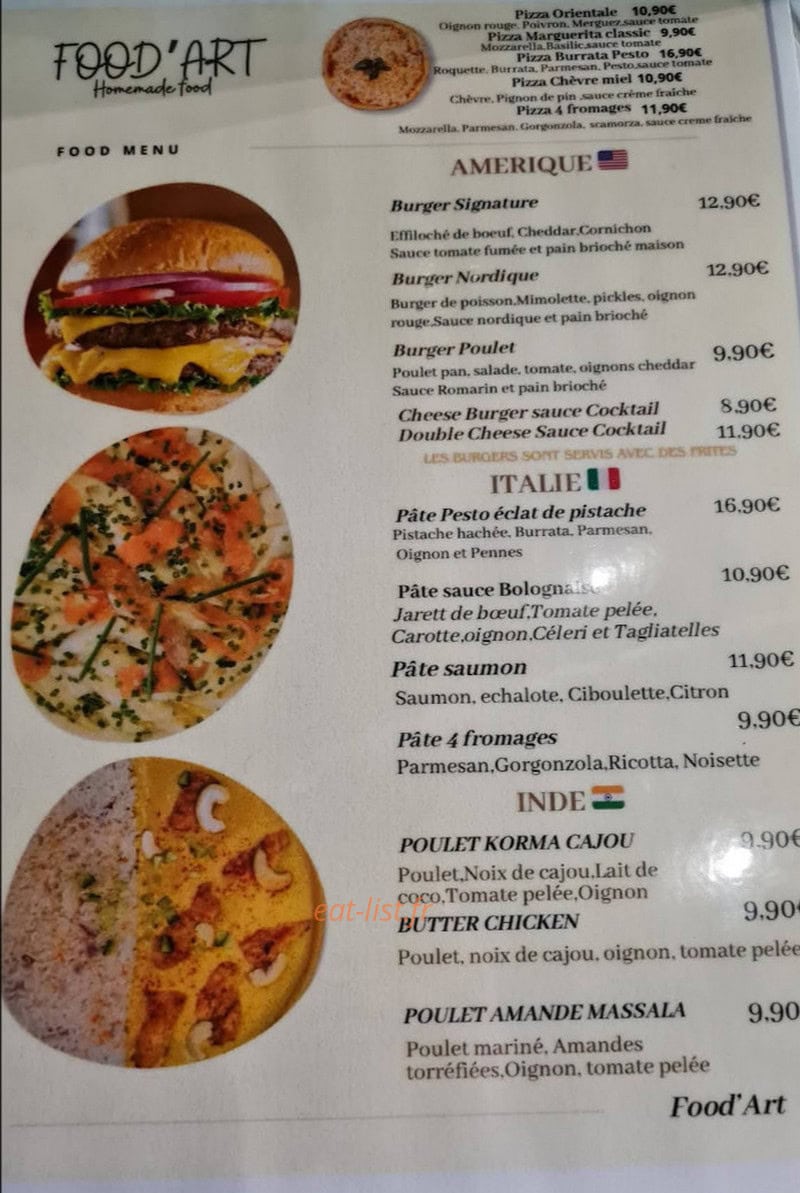 Food'Art — carte page 4