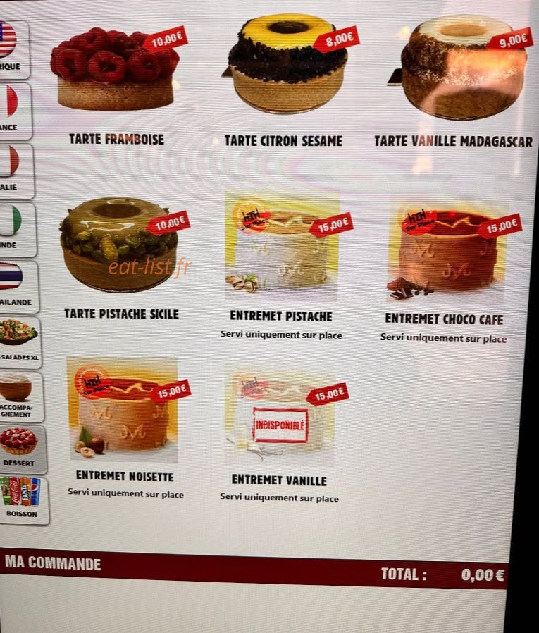 Food'Art — carte page 9