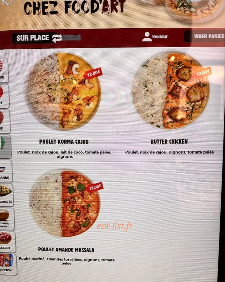 Food'Art — carte page 2