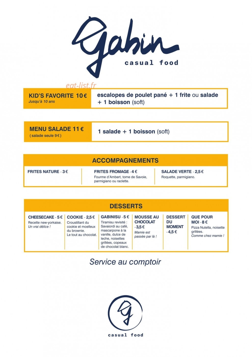 Gabin — carte page 2