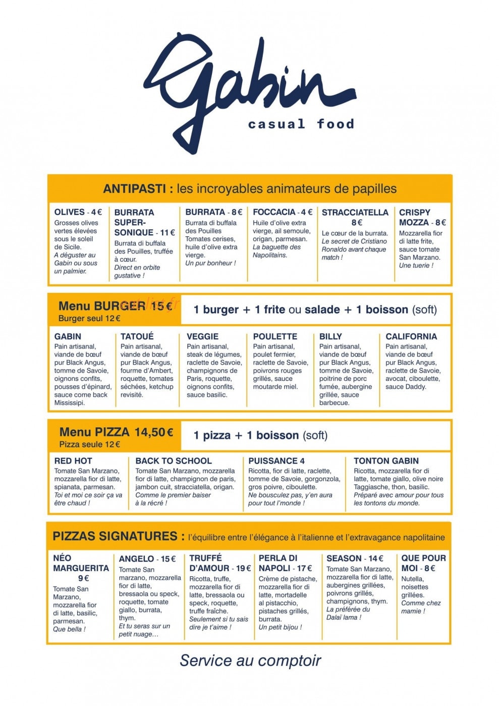 Gabin — carte page 1