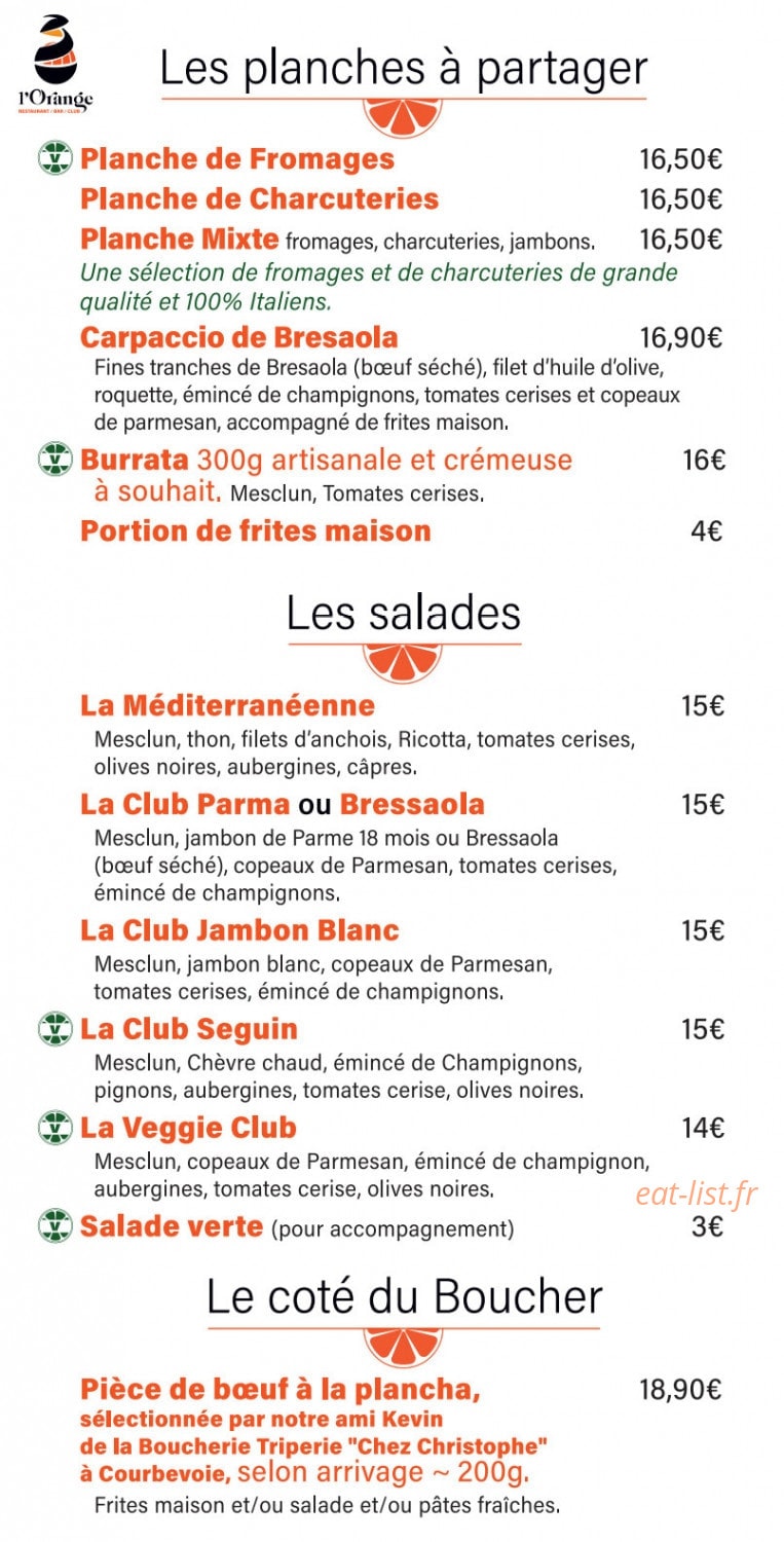 L'Orange — carte page 1
