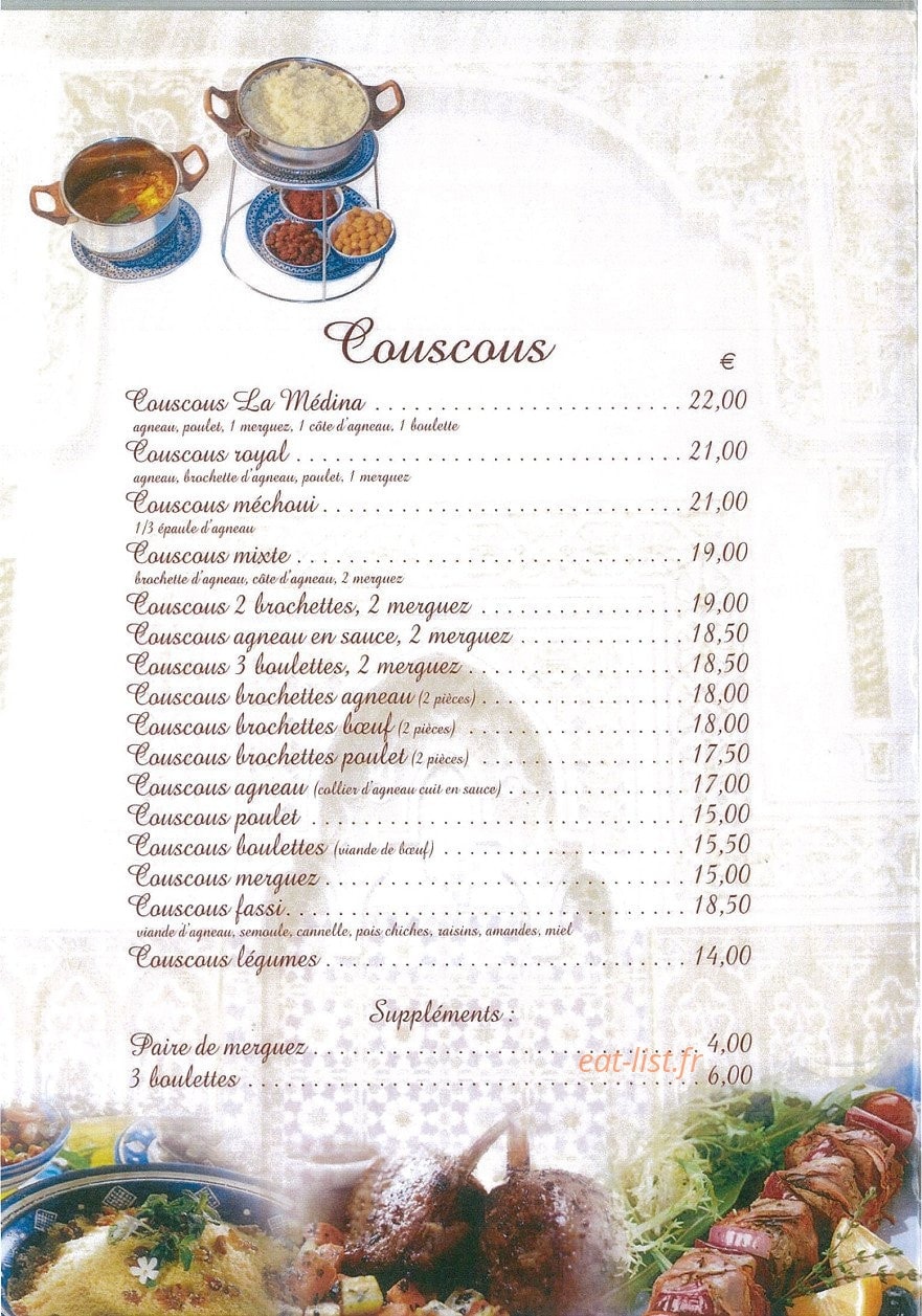 La Medina — carte page 4