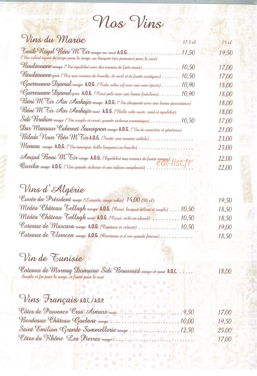 La Medina — carte page 5