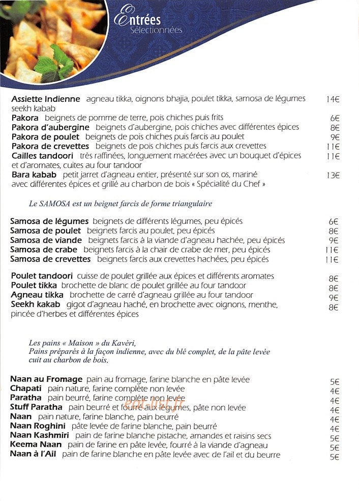 Le Kavéri — carte page 2