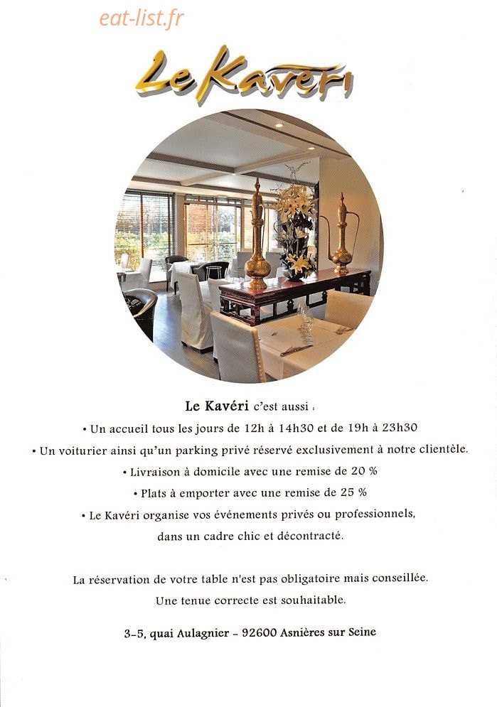 Le Kavéri — carte page 6