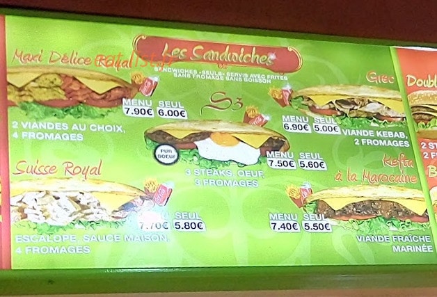 Le Riyad — carte page 1