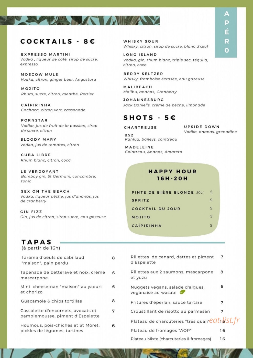 Le Verdoyant — carte page 3