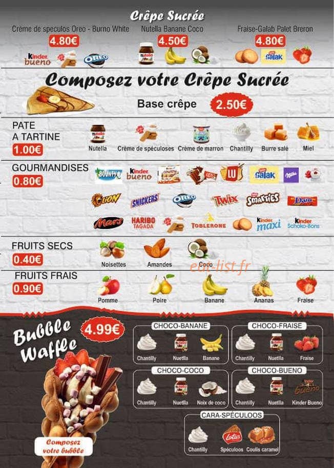 My Crêpe — carte page 6