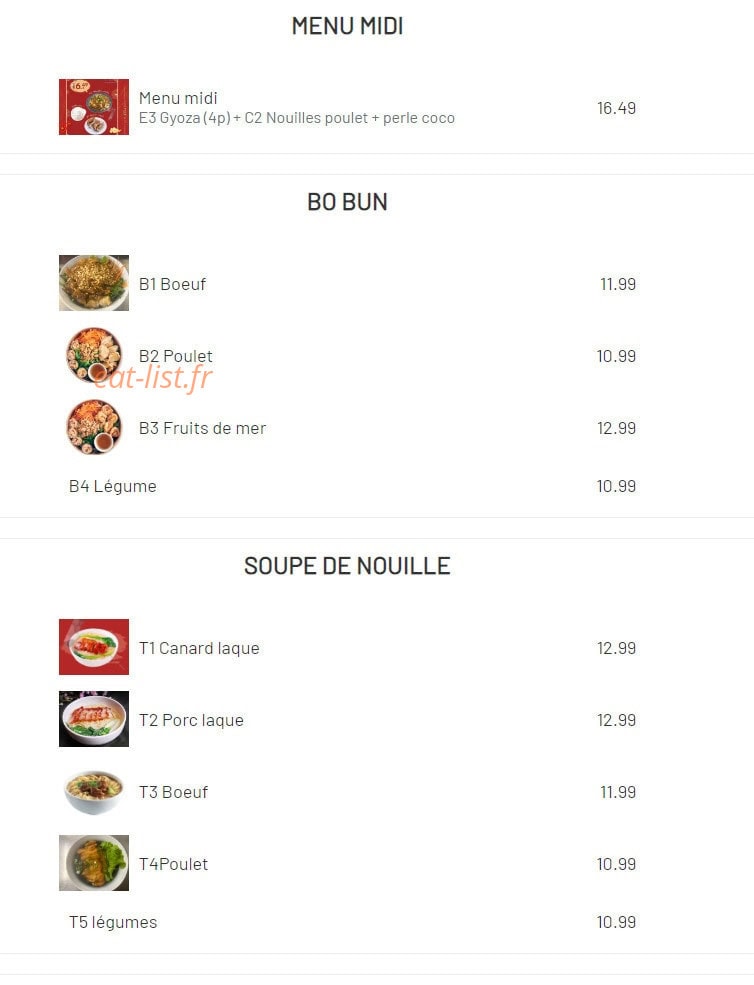 Nouilles 92 — carte page 1