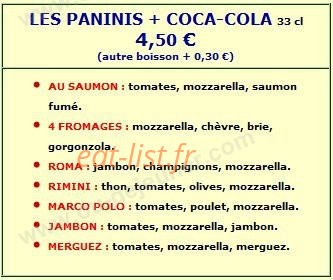 Rapido Pizza — carte page 5