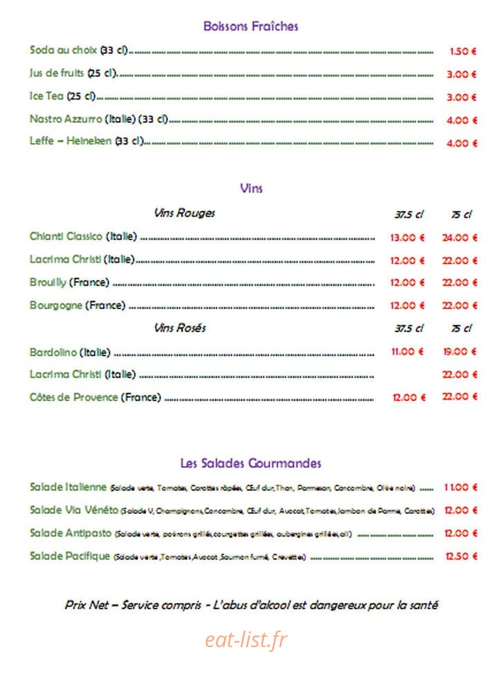Via Veneto — carte page 10