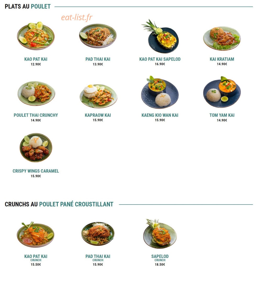 Asian Touch — carte page 3