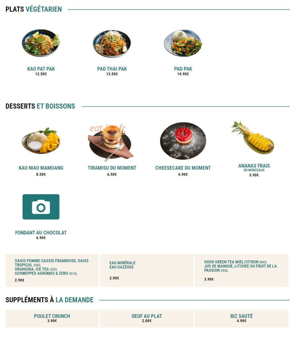 Asian Touch — carte page 5