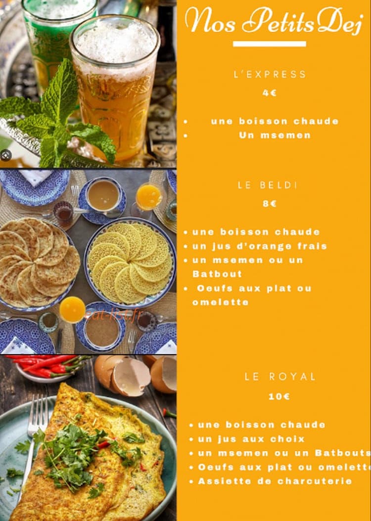 Batbout's — carte page 1